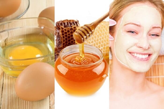 Mặt nạ trứng gà trắng da có thêm thành phần mật ong giúp da căng mịn và trẻ trung hơn