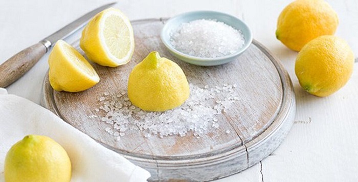 Kết hợp chanh với muối giúp da sáng khỏe hơn