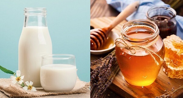 Cách làm trắng da bằng sữa tươi không đường và mật ong phù hợp với da khô ít nổi mụn