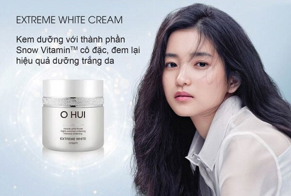 Kem dưỡng trắng của Ohui với khả năng dưỡng trắng vượt trội có thể dùng cho cả ban đêm và ban ngày