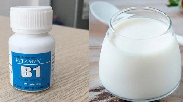 Sữa tươi và vitamin B1 là kết hợp lý tưởng để nuôi dưỡng làn da trắng sáng hồng hào