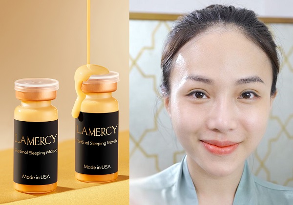 Nano 24k Gold  - thành phần tạo màu vàng cho Lamercy Mask sẽ thúc đẩy hiệu quả tái tạo da cao gấp 3 - 4 lần so với các loại mặt nạ ngủ thông thường